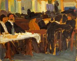 artist-cardoso:  Cafe in Paris, 1908, Amadeo