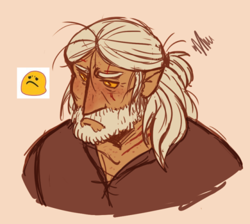 wiedxmin: I drew a bunch of expressions today