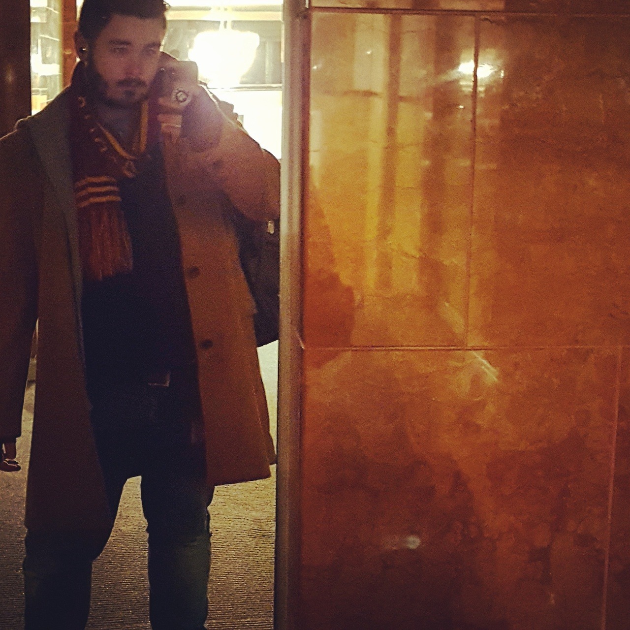 cuboftea:No, ~you~ stopped to take a selfie in your building’s lobby after midnight