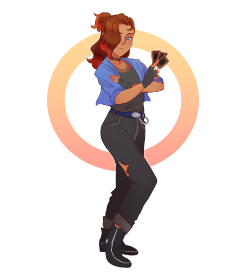 prezs: a colored full body commission of @kaibacorpstocksplit​‘s oc, regan! i absolutely adore