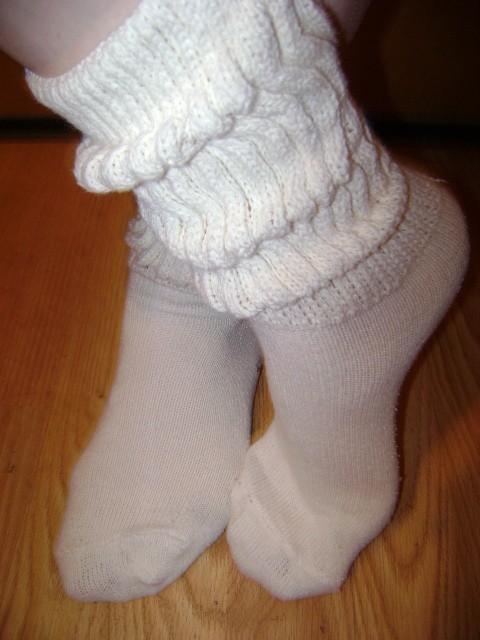 slouchsocks1 - sockmando101 - white slouch socks….God these...