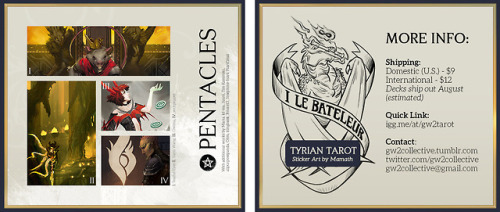 gw2collective:The funding campaign is now open for Tyrian Tarot!This ArenaNet-sponsored charity coll