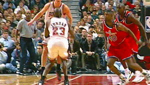 nbagifstory:Michael Jordan   — Chicago Bulls