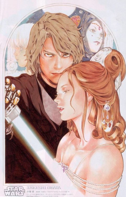 rishi-maze:star wars art by mangaka Takeshi Obatafor Star Wars Diffusion