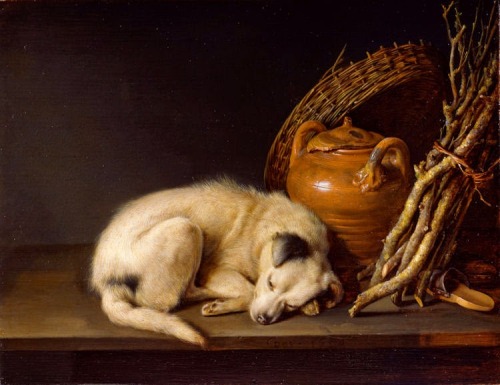 Gerrit Dou, Sleeping Dog 1650