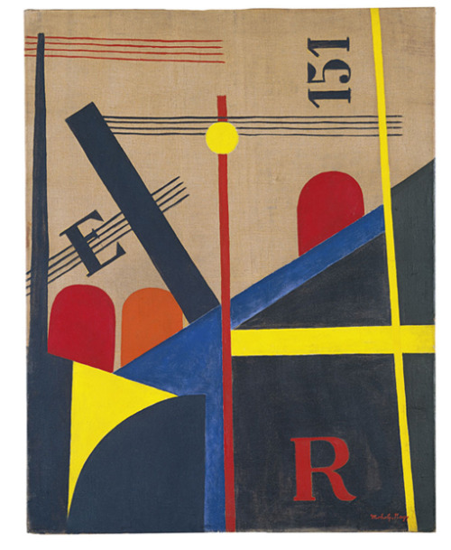 László Moholy-Nagy, Large Railway Painting, 1920 © Museo Thyssen-Bornemisza,