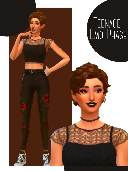 bashfulcookie:25 DAYS LOOKBOOK CHALLENGE | DAY TWENTY-FOUR “Day 24: Teenage Emo Phase” This Challeng