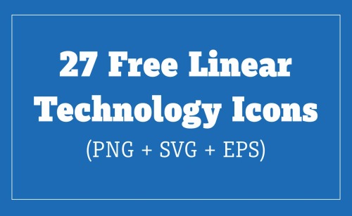 Free Vector Technology Icons (EPS + PNG +