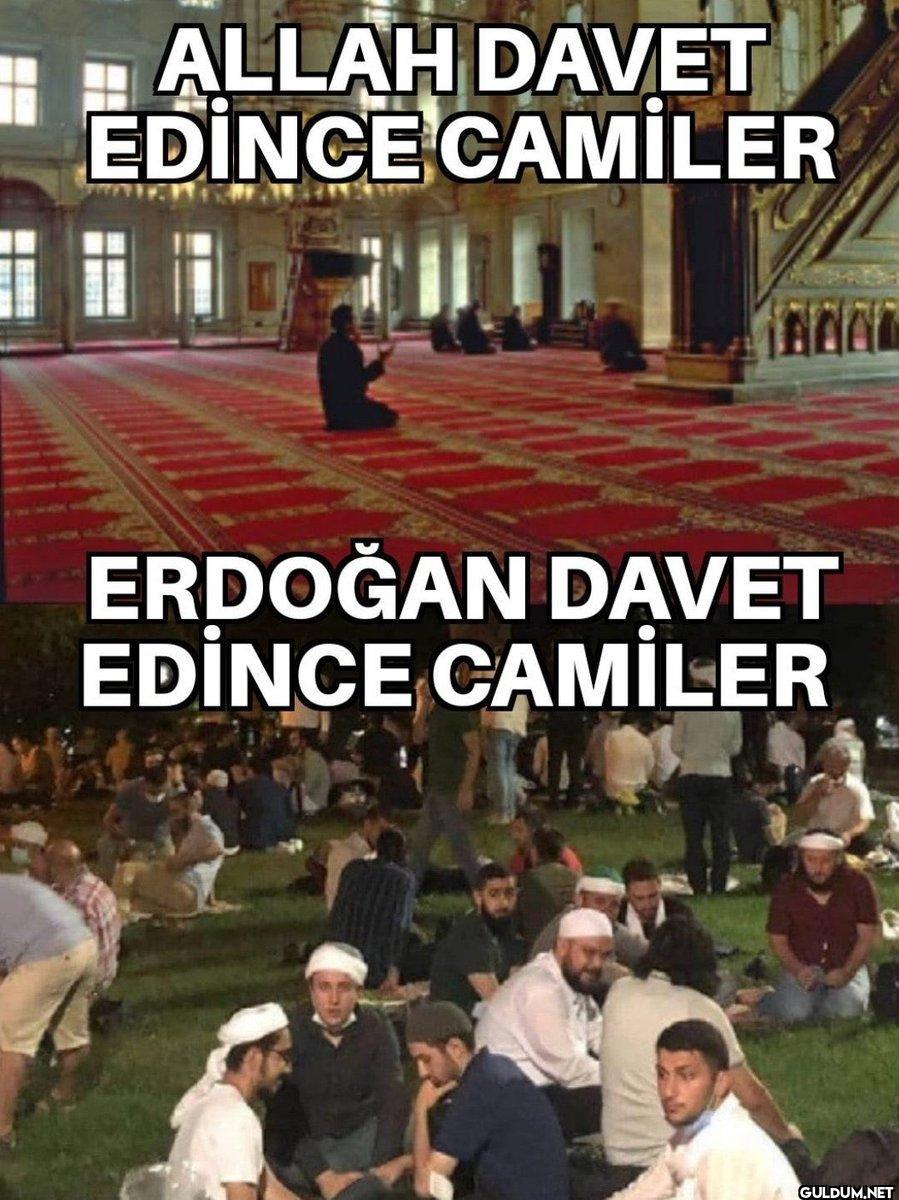 ALLAH DAVET EDİNCE CAMİLER...