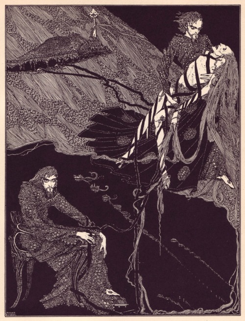 Illustrations by Harry Clarke for Edgar Allen Poe&rsquo;s Tales of Mystery and Imagination. 1923