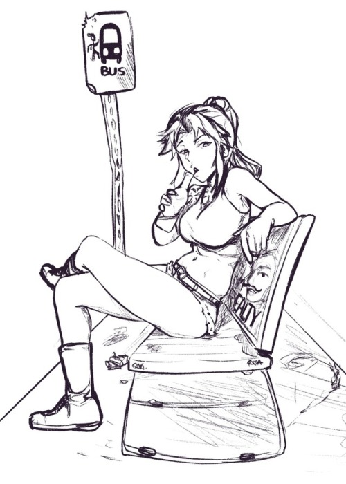 Watched black lagoon again like a week or so ago…  Here’s a revy doodle.
