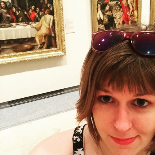 Selfie at the Prado, hanging out with the Last Supper. Nbd.