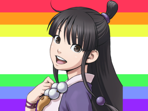 Maya Fey from Ace Attorney is gaydhd!