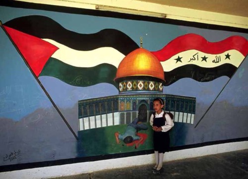 Palestine and Iraq. My two loves. Solidarity between these two people will always always warm me.