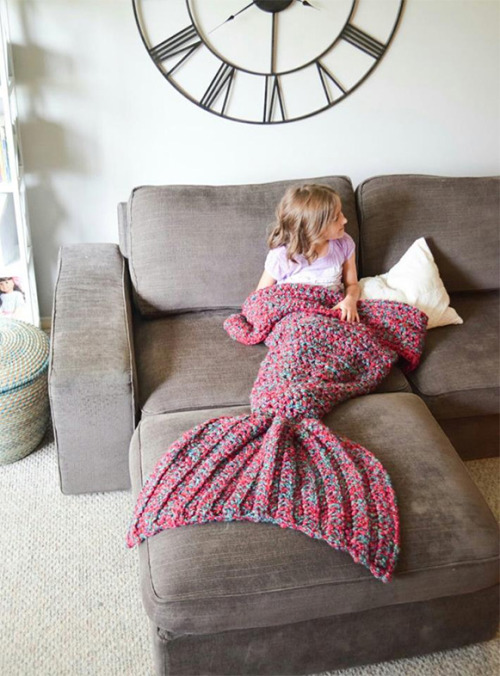 Crocheted Mermaid Tail Blankets - Tığ İşi Deniz Kızı Kuyruk Battaniyeleri By Melanie Campbell