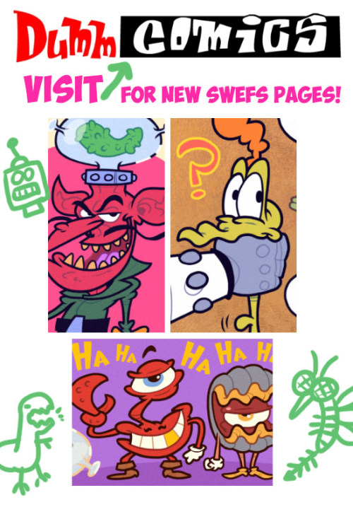 I did a guest comics for Themrock’ S.W.E.F.S. series! Go read it and prepare for adventures in space