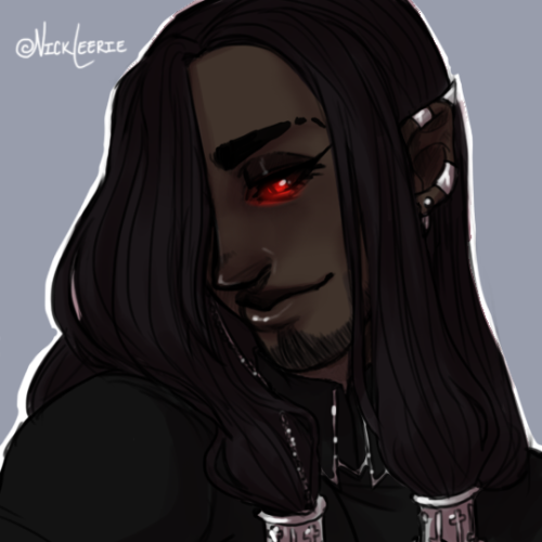 nickleerie:So listen… human mother… drow father… beautiful son Kravitz…..????