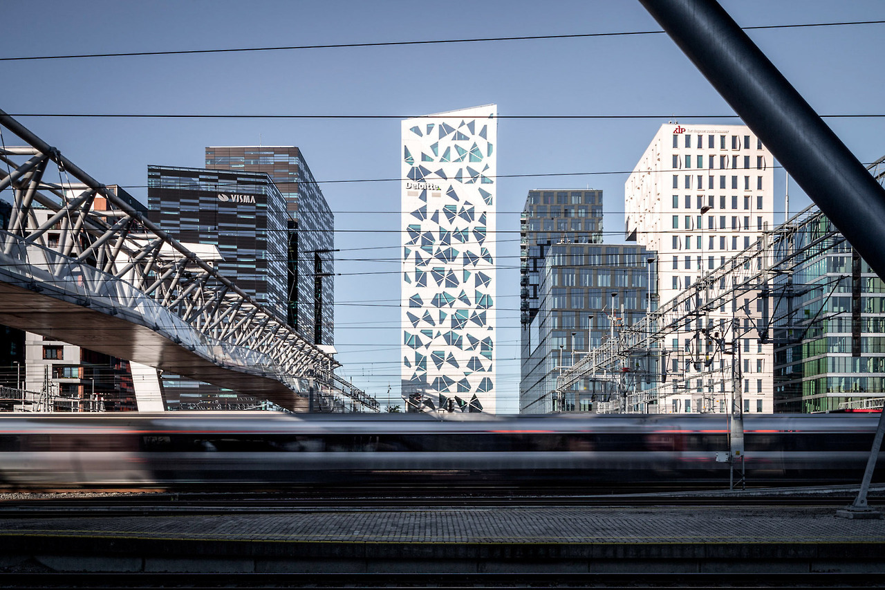 archatlas: Barcode, Oslo by Rainer Taepper   Projects by Dark Architects, a-lab,
