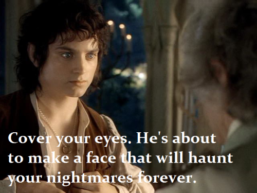 miredinmiddleearth:The Ring tried to warn you.