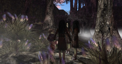 exploring Halloween Sim on Secondlife