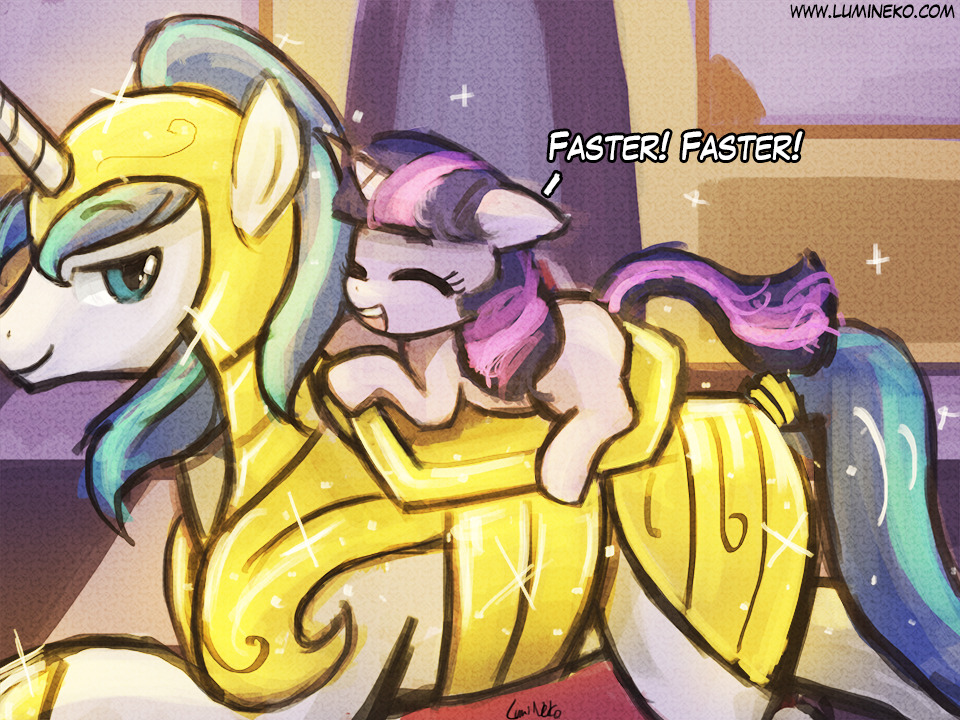 tehlumineko:  [30minutechallenge] twilight and her personal guard for the day events - stream - deviantart