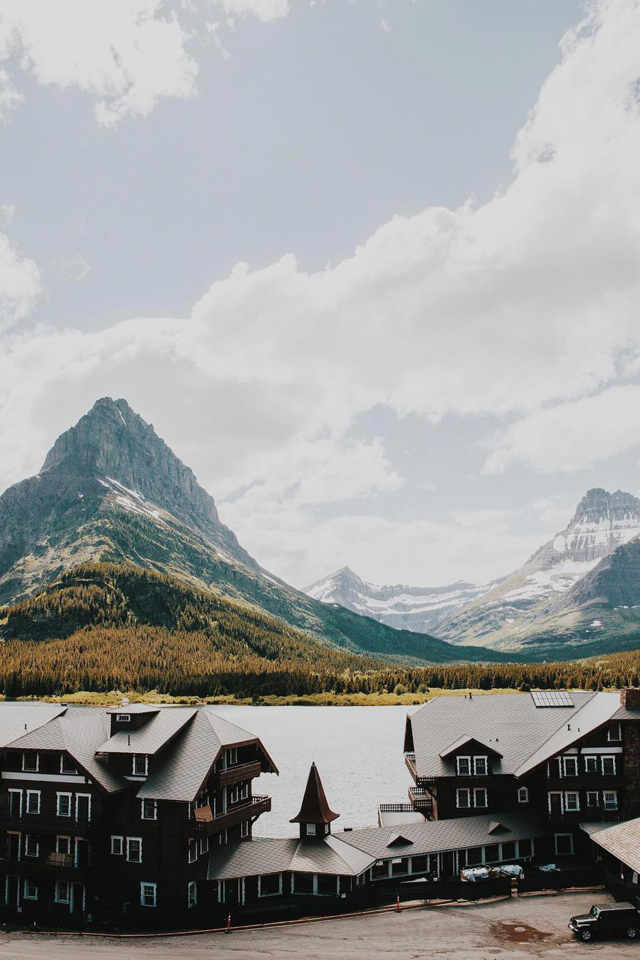 banshy:  Many Glacier Hotel // Tale of the Astronauts  