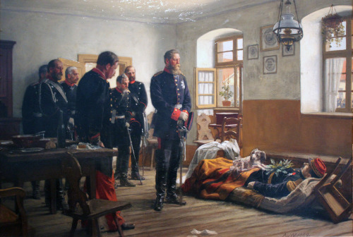 feuerschutz - Anton von Werner (1843–1915), a German...