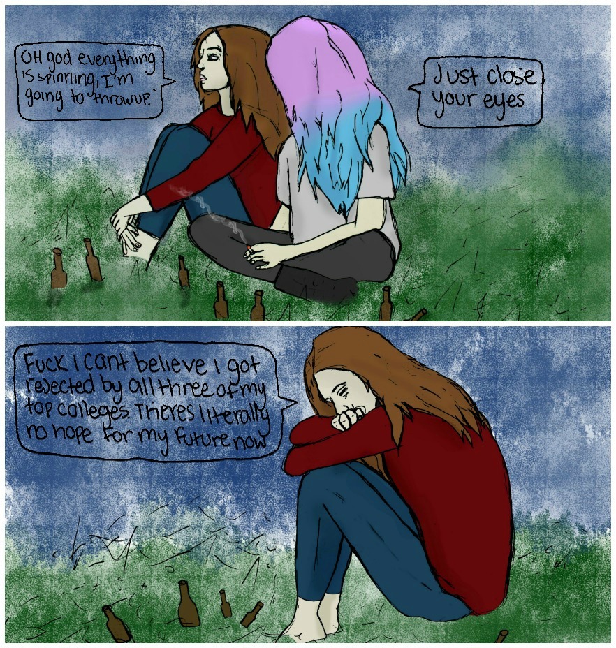 patientlights: Eyes closed((Sorry I haven’t posted a new comic in a while, I’ve