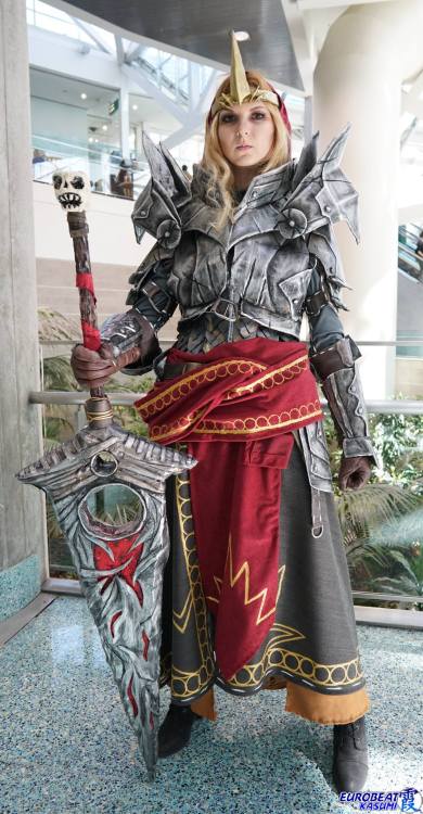 arkadycosplay:Blessed are they who stand beforeThe corrupt and the wicked and do not falter Knight-C