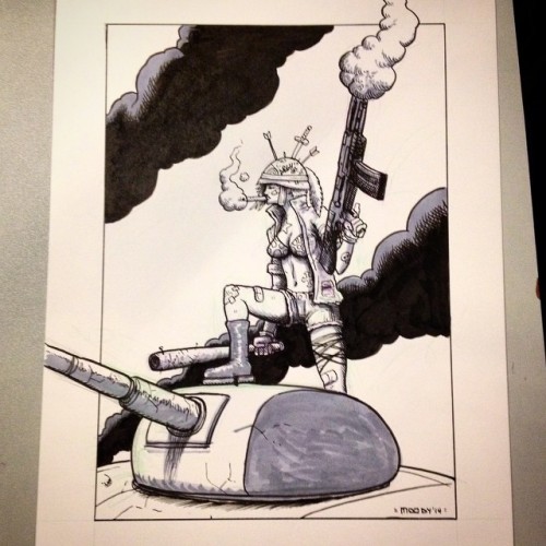 bustermoody:Tank Girl! #cincycomicon