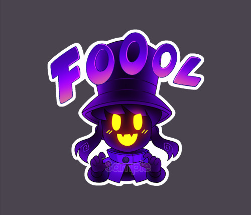 Made a shadow puppet sticker a while ago. Some may have gotten it with the charm! I still have some 