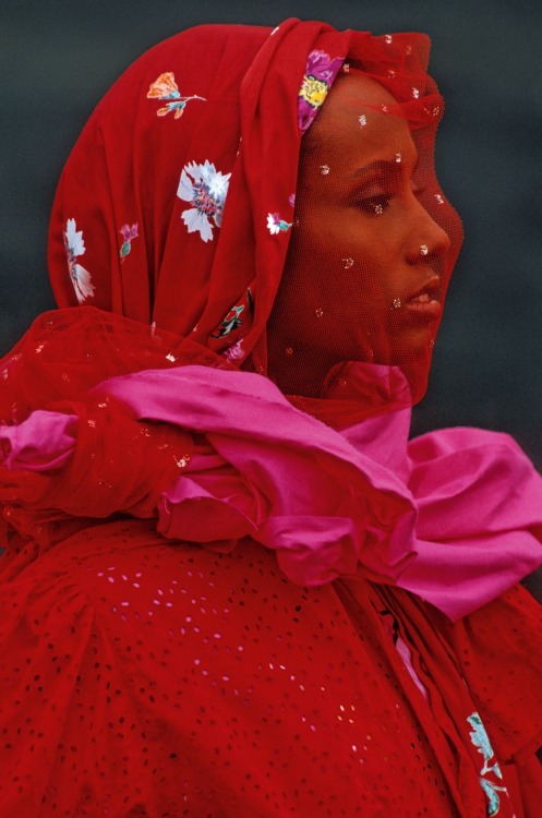 aleworldaddict:Iman by Hans Feurer for Kenzo S/S 1983