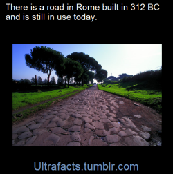 ultrafacts:    The Appian Way was one of