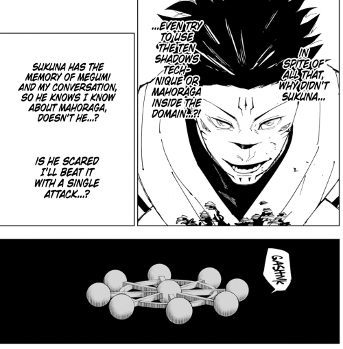 If Sukuna Actually Has Mahoraga Running In The Background, He Can't Use Any Other Technique Besides Ten