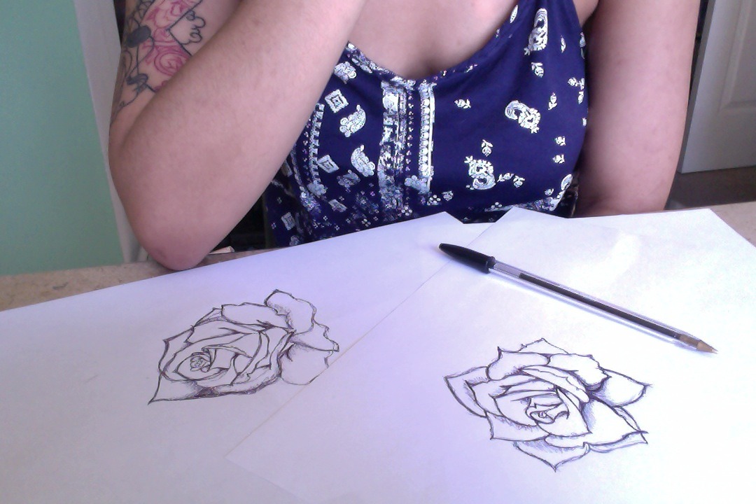 mia-redworth:  a few more roses ive done today, im getting faster and better at repeating/slightly