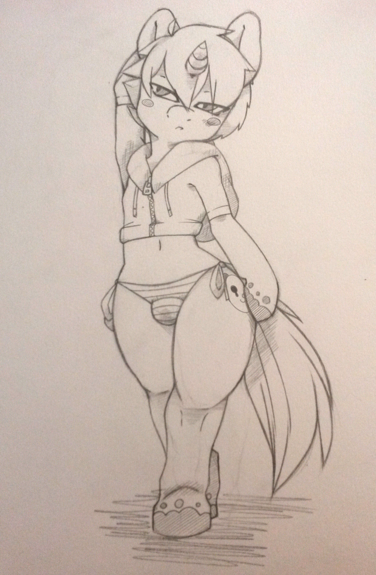 thigh-high-pony:Bikini midriff hoodie Thigh High. Nuff sed.x: