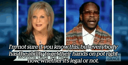 micdotcom:Watch: 2 Chainz wonderfully shuts down Nancy Grace in legal weed debate Rapper 2 Chainz, a