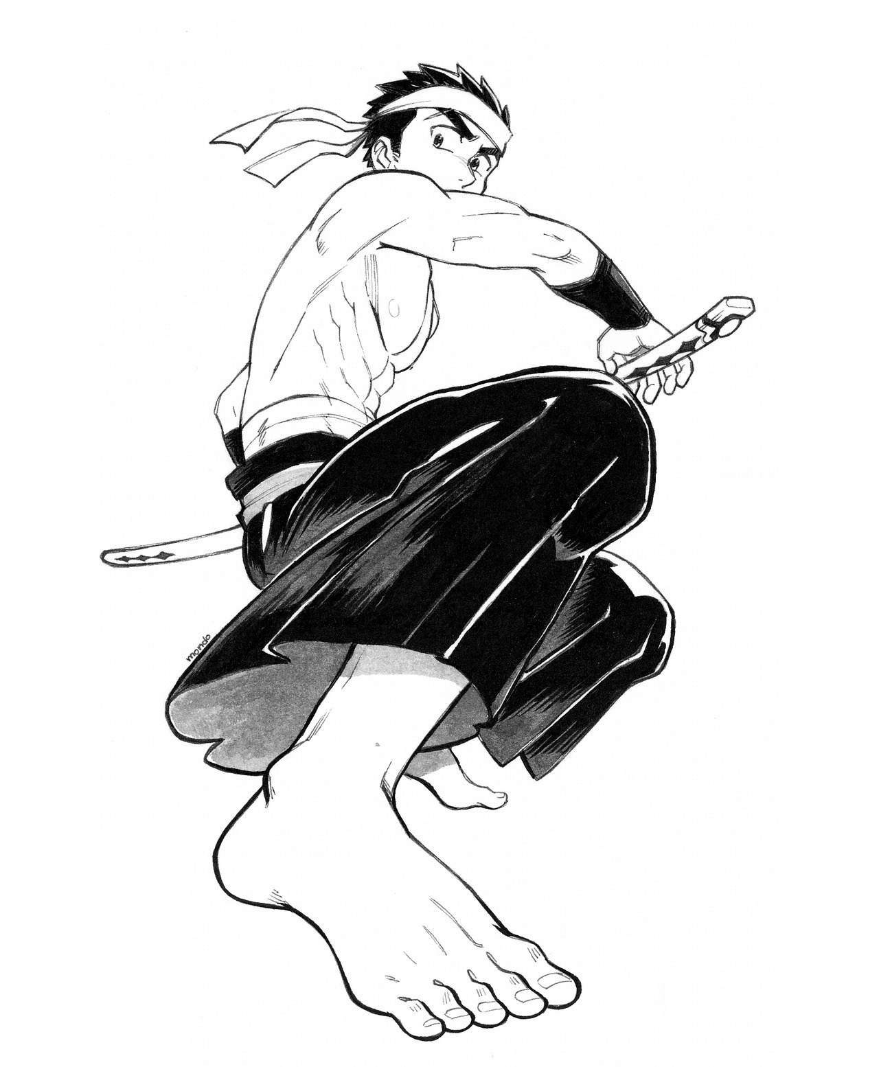 raymondoart:       The first 7 inktober of mine this year!! I’m tackling dynamic