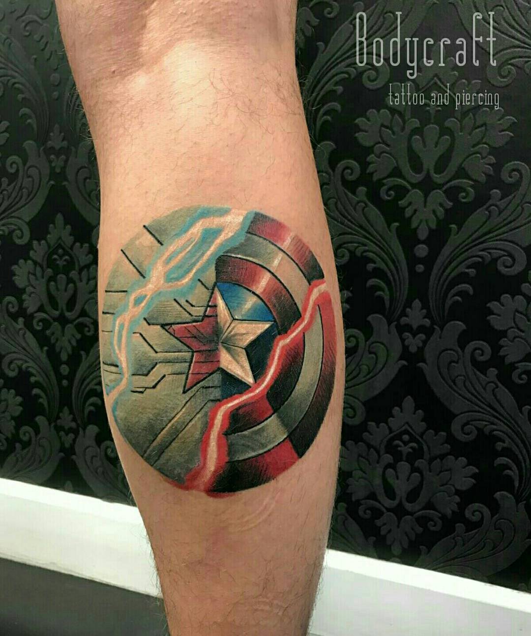 Bodycraft Studios Nottingham — Captain America ⠀ Artist: Tom ⠀ Instagram:...