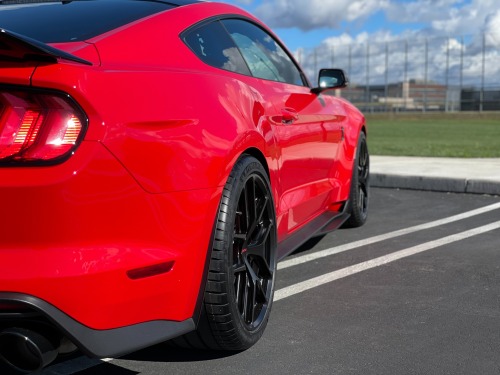  Royal flush. John Marton, the owner of this red-hot Ford Mustang Shelby GT500, wanted an aggressive