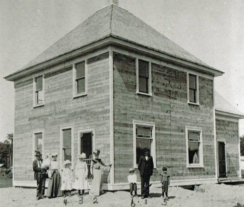 William and Fanny Van Zile&rsquo;s new home, Crandon, Wisconsin, 1900-1905.“William and Fa