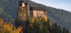 realmedieval: Photos courtesy of a post by Susmita Hazra Orava Castle, Slovakia.  This was featured in the film Nosferatu (1922), the first film version of Dracula. 