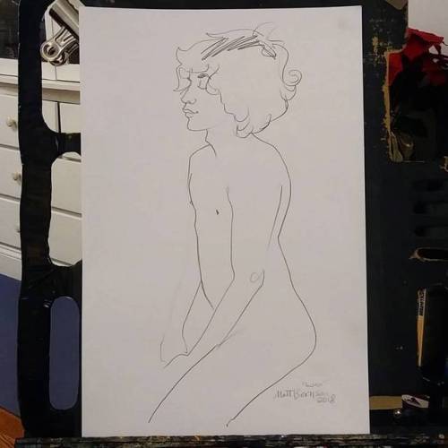 Figure drawing! Woot   #art #color #graphite #livedrawing #lifedrawing #figuredrawing #artistsontumblr #artistsoninstagram #drawing #portrait