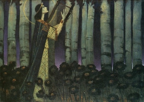 weedlesbian:twirld:Orpheus (1896) Melchior Lechter