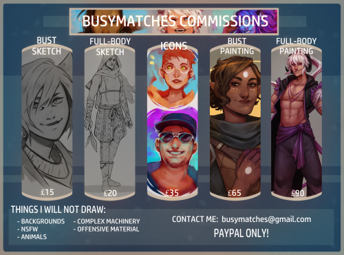 Commisions are: OPEN! No slots this time, its open for all! If youre interested please contact me at