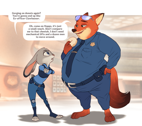Apparently Nick Joins The Force, So It Gave Me The Idea To Draw Him Embodying His New Job