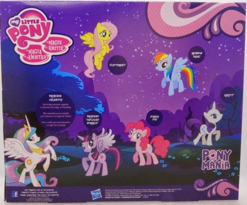 appelknekten:  fearingfun:  myponynews:  Remember those goth ponies we saw at this year’s Toy Fair? Well, here they are in package! As suspected they are Toys R Us exclusives and part of a line called Pony Mania. It looks like they will be the equivalent