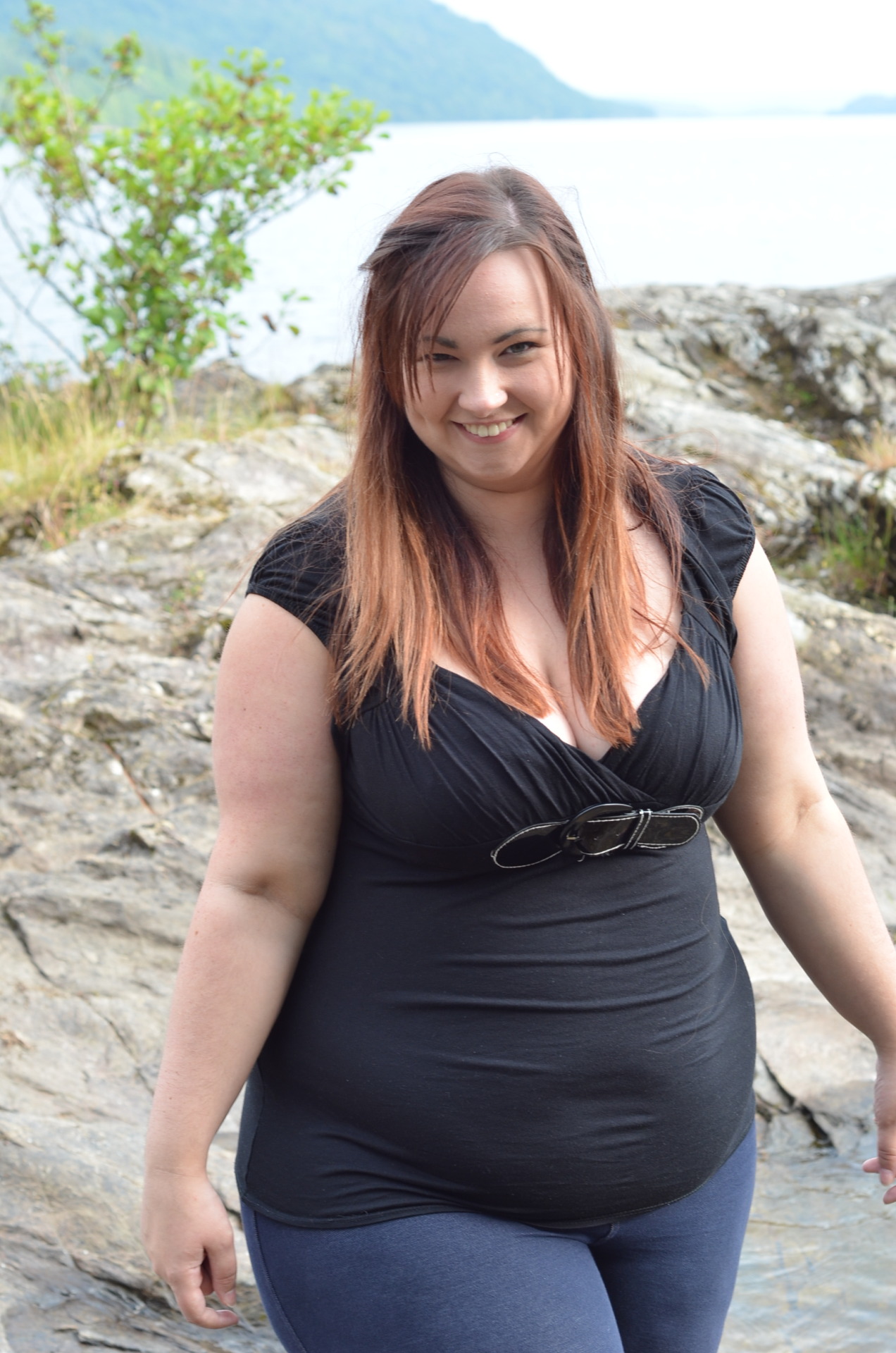 bigcutieholly:bigcutieholly:some of my fave pics of me taken a while back at Loch