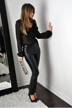 leather-fashionista:  Leather Fashion