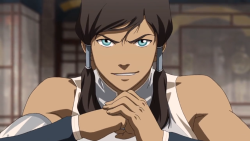 onceanavatar:  No but seriously, this is not the same girl we saw in season one. Korra was arrogant, loud, always willing to fight. She was proud to be the Avatar and she wanted everyone to know it. In this first picture we see her testing the Triple